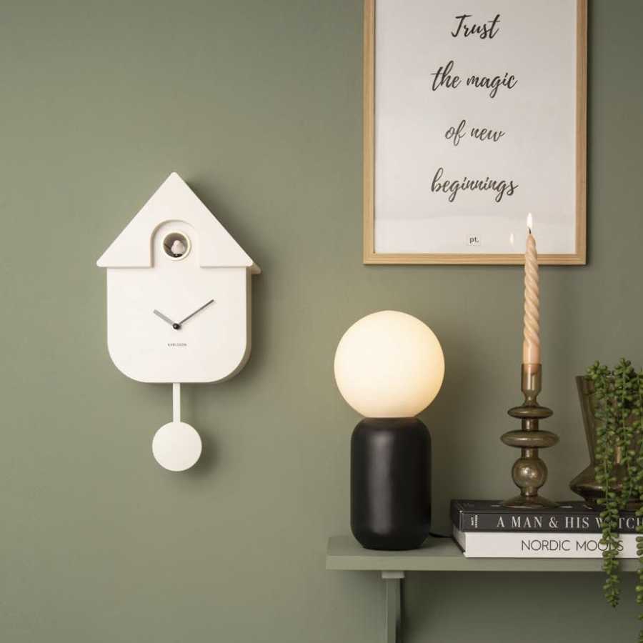 Karlsson Cuckoo Wall Clock White Naken Interiors